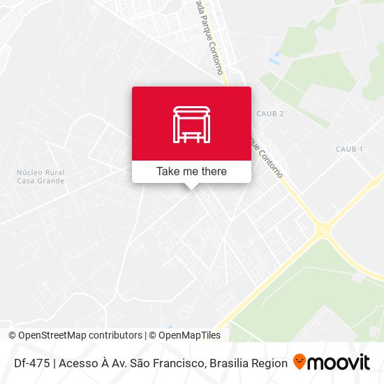 Df-475 | Acesso À Av. São Francisco map