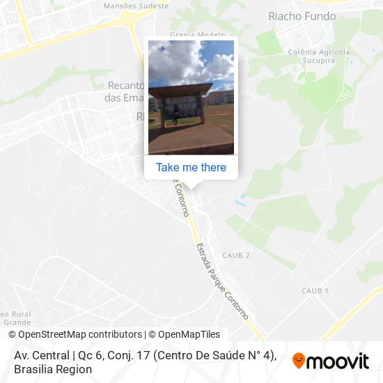 Av. Central | Qc 6, Conj. 17 (Centro De Saúde N° 4) map
