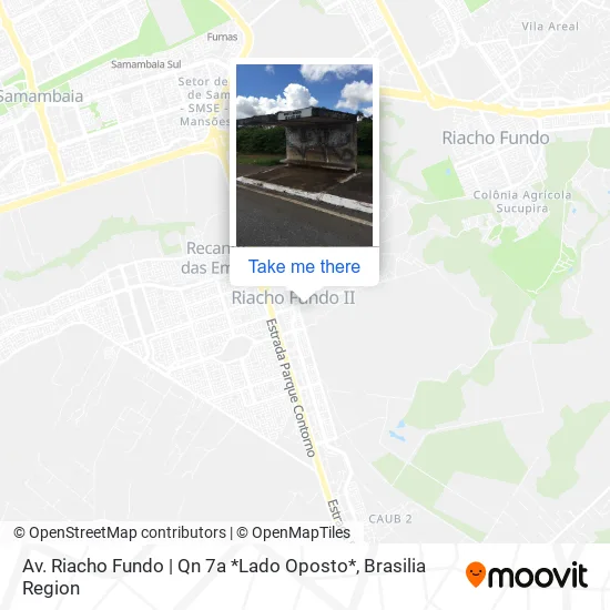 Av. Riacho Fundo | Qn 7a *Lado Oposto* map