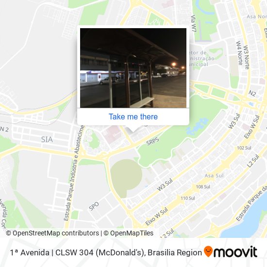 1ª Avenida | CLSW 304 (McDonald's) map