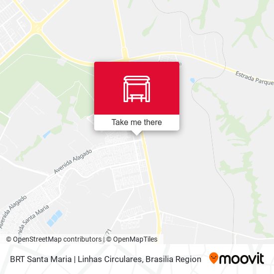 BRT Santa Maria | Linhas Circulares map