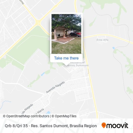 Qrb 8 / Qri 35 - Res. Santos Dumont map