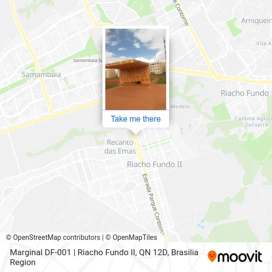 Marginal DF-001 | Riacho Fundo II, QN 12D map