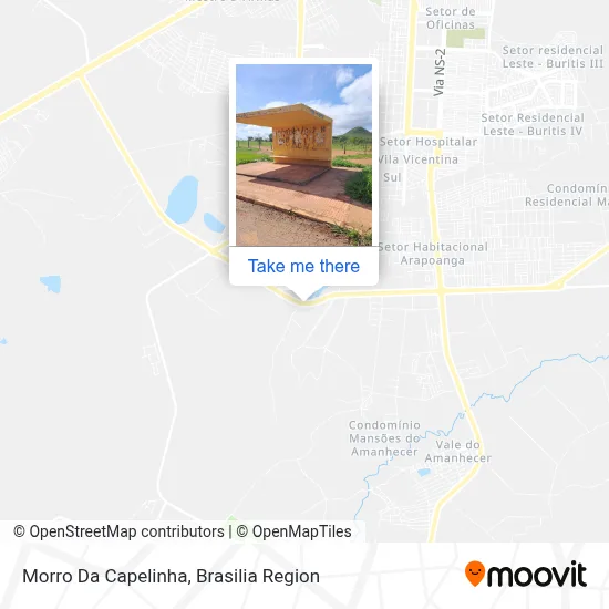 Morro Da Capelinha map