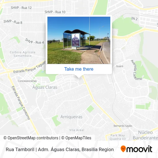 Rua Tamboril | Adm. Águas Claras map
