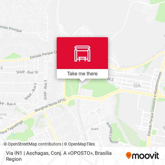 Via IN1 | Aschagas, Conj. A «OPOSTO» map