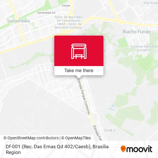Df-001 (Rec. Das Emas Qd 402 / Caesb) map