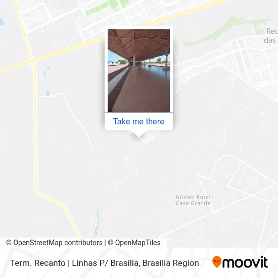 Term. Recanto | Linhas P/ Brasília map