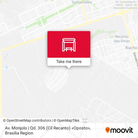 Av. Monjolo | Qd. 306 (Cil Recanto) «Oposto» map