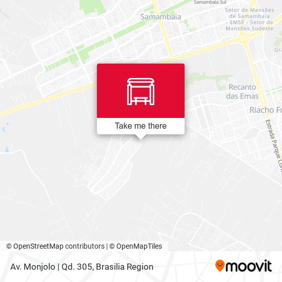 Av. Monjolo | Qd. 305 map