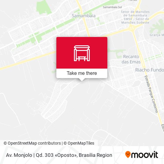 Av. Monjolo | Qd. 303 «Oposto» map