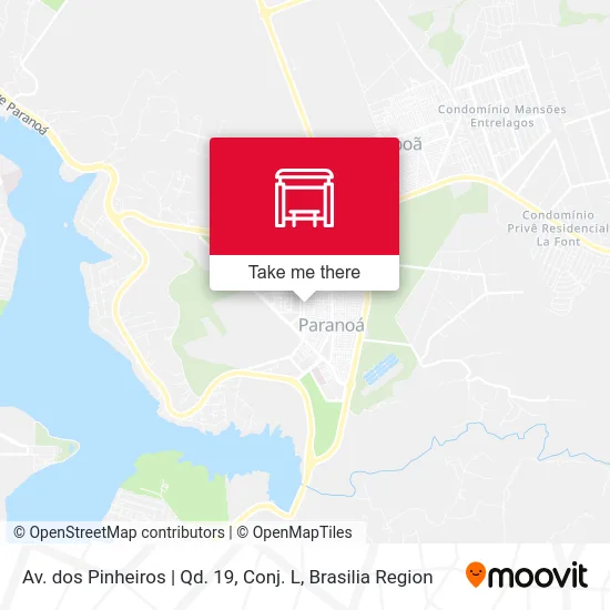 Av. dos Pinheiros | Qd. 19, Conj. L map