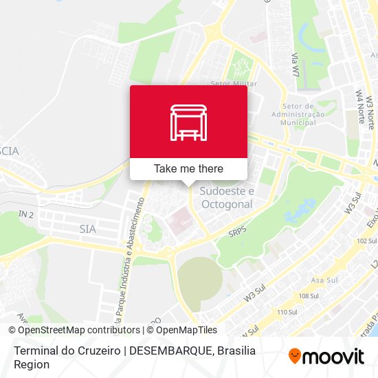 Terminal do Cruzeiro | DESEMBARQUE map