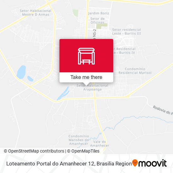 Loteamento Portal do Amanhecer 12 map