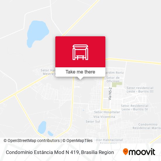Condomínio Estância Mod N 419 map