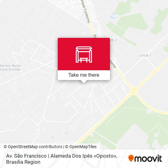 Av. São Francisco | Alameda Dos Ipês «Oposto» map