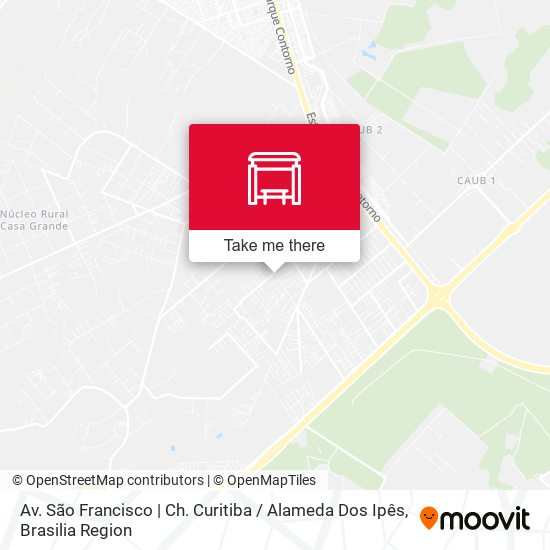 Av. São Francisco | Ch. Curitiba / Alameda Dos Ipês map
