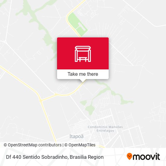 Df 440 Sentido Sobradinho map