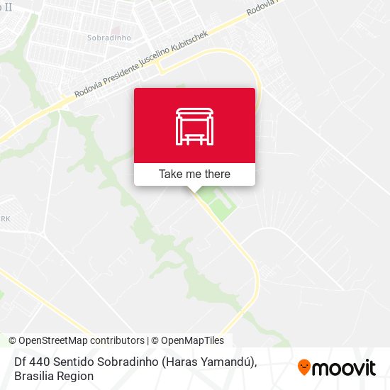 Df 440 Sentido Sobradinho (Haras Yamandú) map