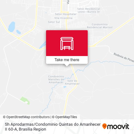Sh Aprodarmas / Condomínio Quintas do Amanhecer II 60-A map