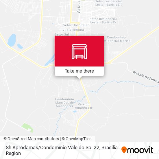 Sh Aprodamas / Condomínio Vale do Sol 22 map