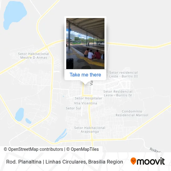 Rod. Planaltina | Linhas Circulares map