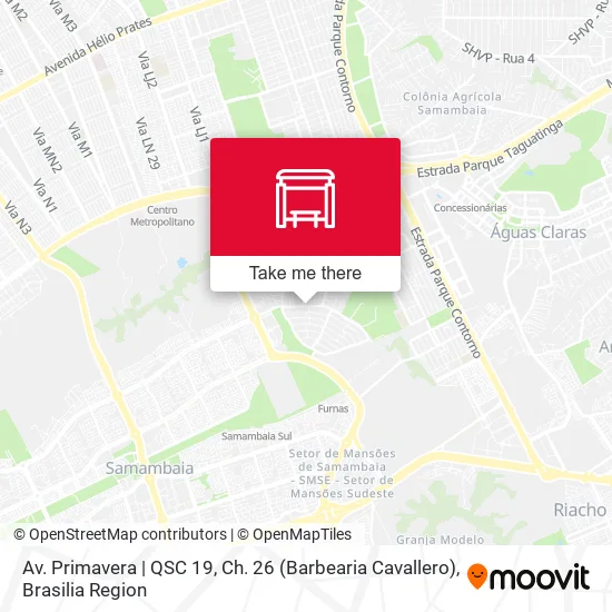Av. Primavera | QSC 19, Ch. 26 (Barbearia Cavallero) map