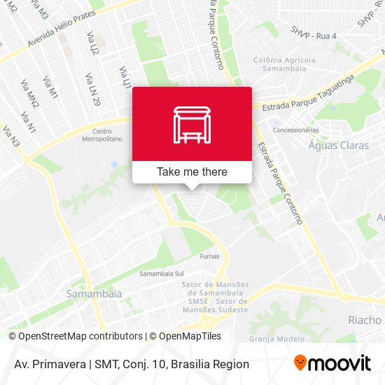 Av. Primavera | SMT, Conj. 10 map