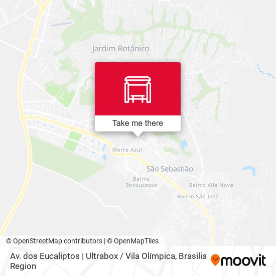 Av. dos Eucaliptos | Ultrabox / Vila Olímpica map