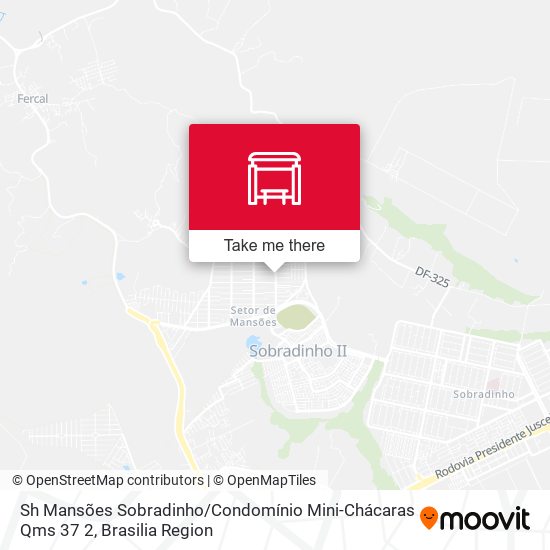 Sh Mansões Sobradinho / Condomínio Mini-Chácaras Qms 37 2 map