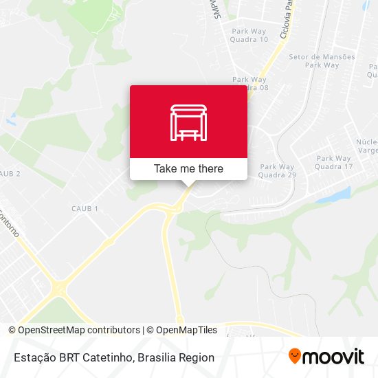 Estação BRT Catetinho map