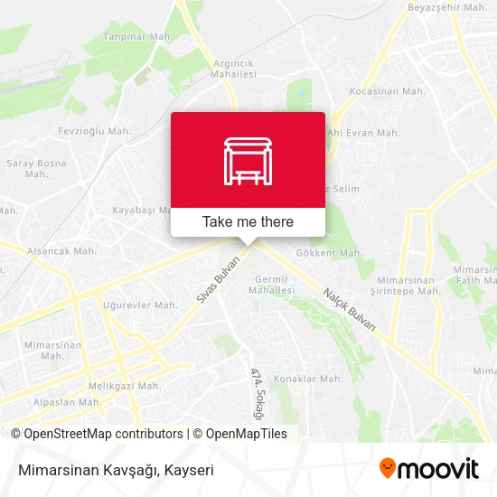 Mimarsinan Kavşağı map
