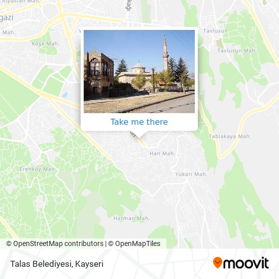 Talas Belediyesi map