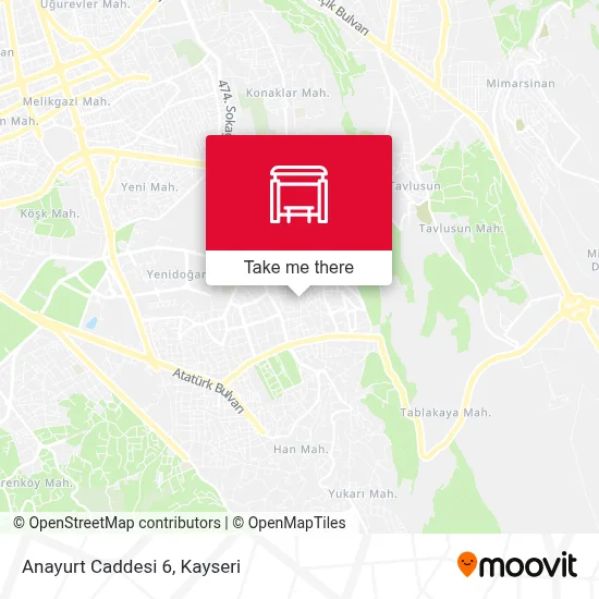 Anayurt Caddesi 6 map