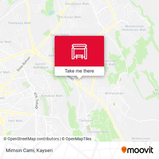 Mimsin Cami map