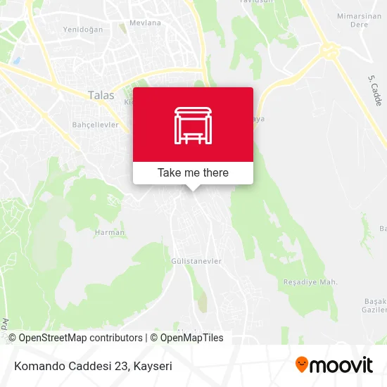 Komando Caddesi 23 map
