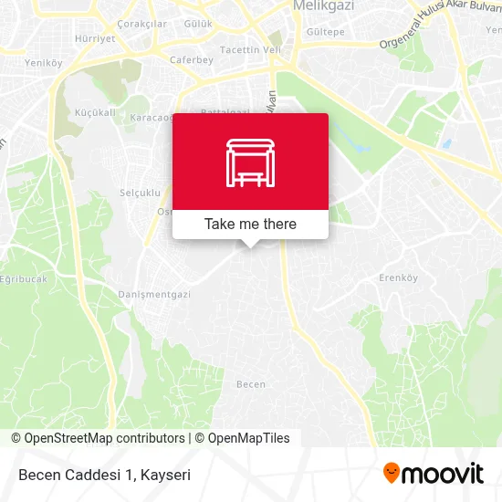 Becen Caddesi 1 map