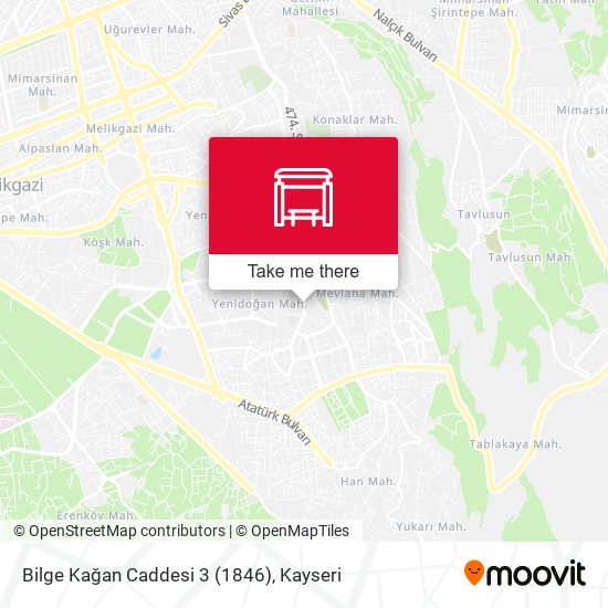 Bilge Kağan Caddesi 3 (1846) map