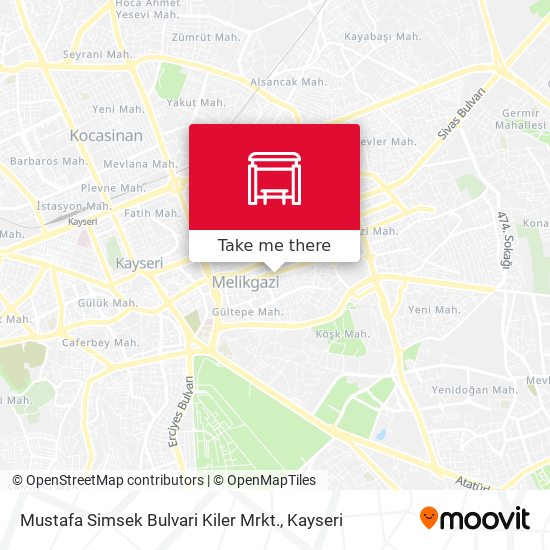 Mustafa Simsek Bulvari Kiler Mrkt. map