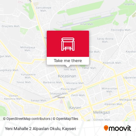 Yeni Mahalle 2 Alpaslan Okulu map