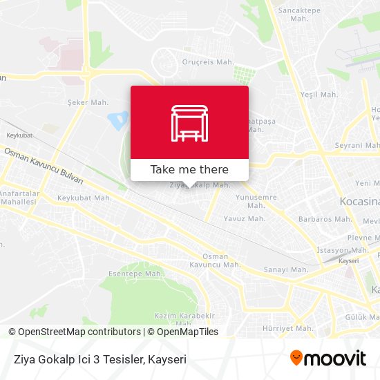 Ziya Gokalp Ici 3 Tesisler map