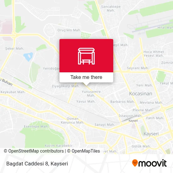 Bagdat Caddesi 8 map