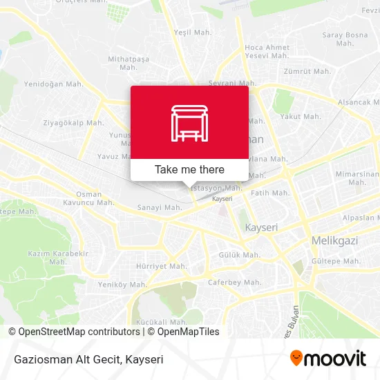 Gaziosman Alt Gecit map