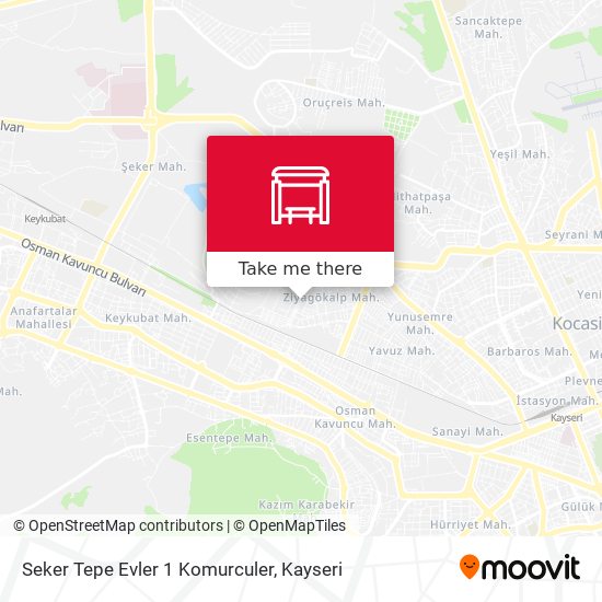 Seker Tepe Evler 1 Komurculer map