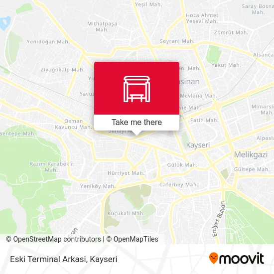 Eski Terminal Arkasi map