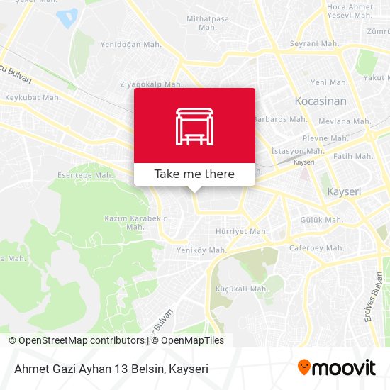 Ahmet Gazi Ayhan 13 Belsin map