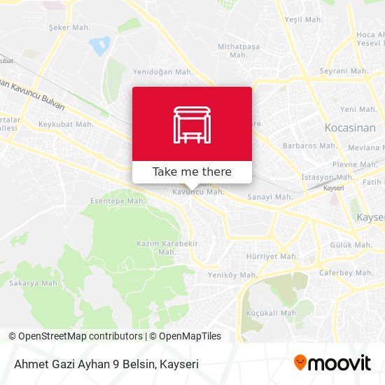 Ahmet Gazi Ayhan 9 Belsin map