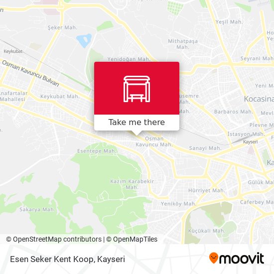 Esen Seker Kent Koop map