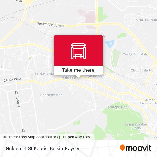 Guldemet St.Karsisi Belsin map