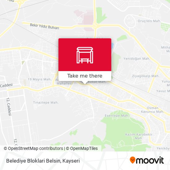 Belediye Bloklari Belsin map